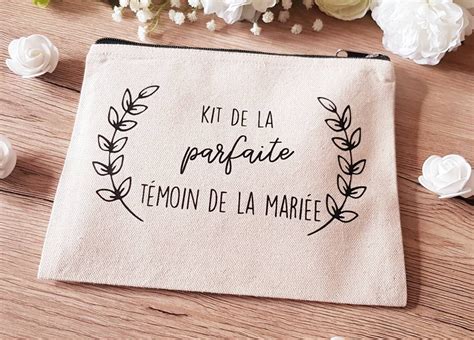 Kit Parfaite Temoin Kit Temoin De La Mariee Trousse Kit Temoin