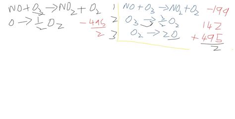 SOLVED Calculate Delta H For The Reaction NO G O G NO2 G