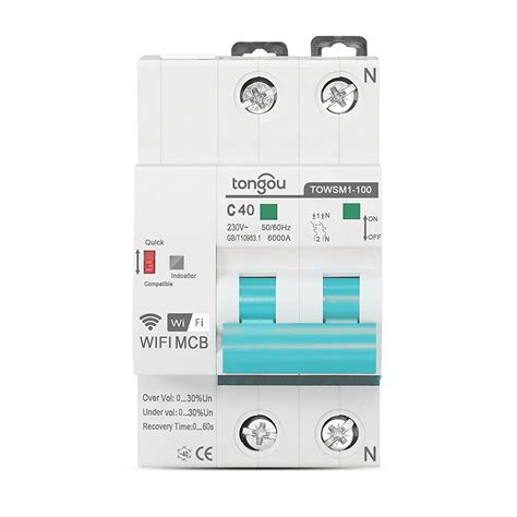 Din Rail for Tuya WIFI Circuit Breaker Timer Remote Control APP Switch