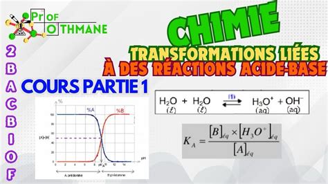 Partie Transformations Li Es Des R Actions Acides Et Bases Youtube