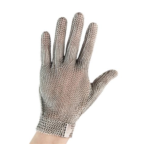 Stainless Steel Mesh Butcher Chain Gloves With Wrist Strap China