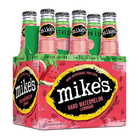 Mikes Hard Seasonal Watermelon Lemonade 6pkb 112 Oz Specialty