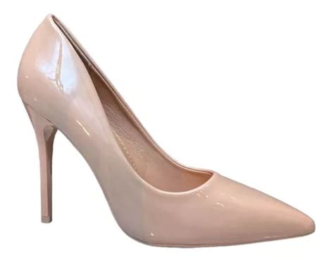 Zapato Stiletto Charol Nude Cuotas sin interés
