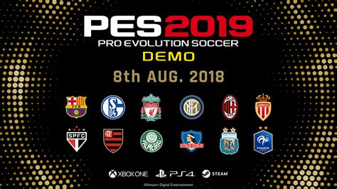 PES 2019 Demo Release Date, Download Size, System Requirements, Teams ...