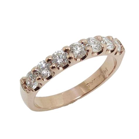 Rose Gold 7 Diamond Band | Troy Shoppe Jewellers