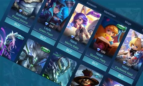 Bocoran Berbagai Event Skin Gratis Tanpa Top Up Mobile Legends