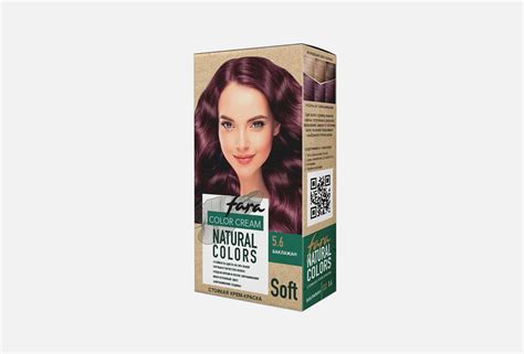 Fara Краска для волос Natural Colors 322 - Баклажан 90 мл — купить в Москве