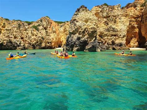 Ponta Da Piedade Tour In Kayak Da Marina De Lagos Getyourguide