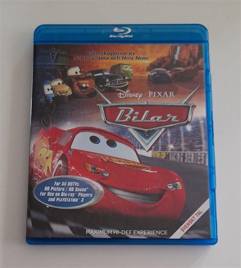 Bilar Blu Ray Svenskt Tal Text Disney Pix K P P Tradera