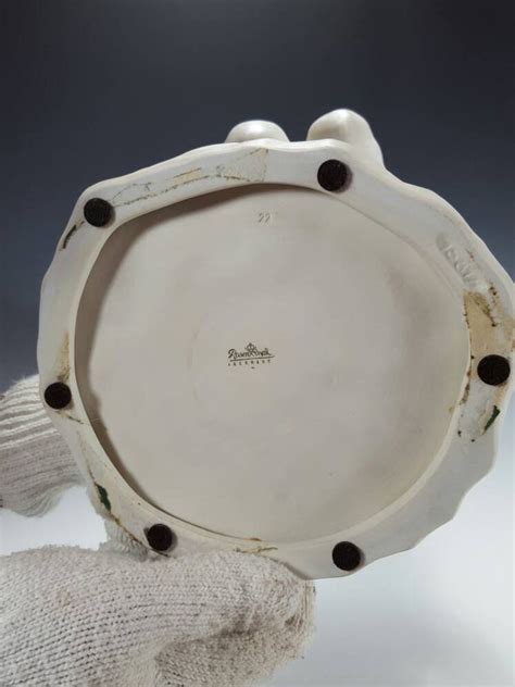 Rosenthal Germany Large Porcelain Figurine Hockende Kneeling Nude Woman Sculpture Undecorated