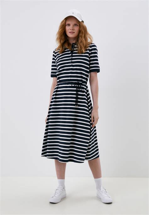 Платье Tommy Hilfiger, цвет: синий, RTLACM072401 — купить в интернет ...