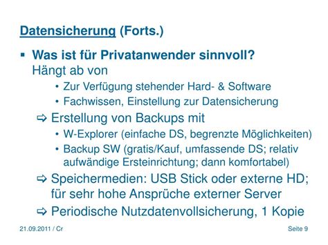 Ppt Wichtige Aufgaben Der Datenverwaltung Systempflege Powerpoint