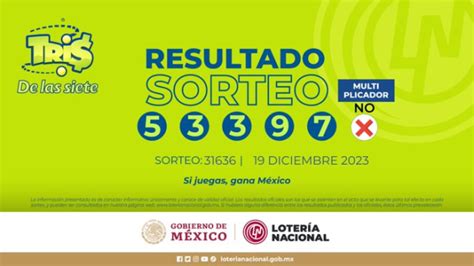 Resultados Del Tris De Hoy 19 De Diciembre Del 2023 Ve Aquí Los