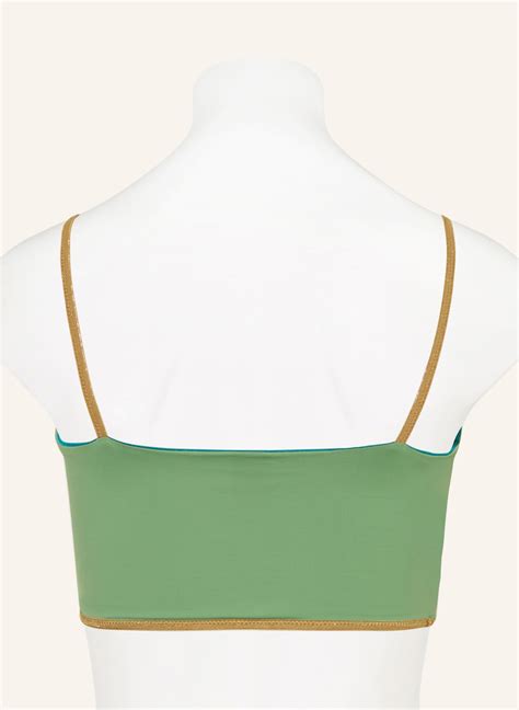 MYMARINI Bustier Bikini Top VACATION TOP SHINE Zum Wenden Mit UV Schutz