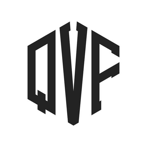 Premium Vector Qvf Logo Design Initial Letter Qvf Monogram Logo Using