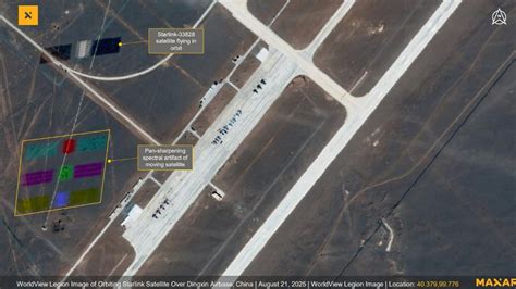 Starlink Satellite Captured in Surprise Photobomb of Chinese Military ...