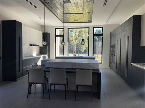 Snaidero Way Kitchen In Feather Grey Glass Volcano Eucalyptus