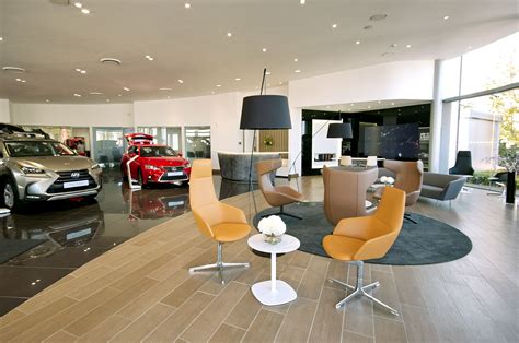 internal refurbishment showroom interior design car showroom
