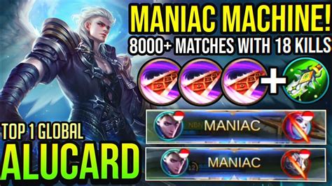 ALUCARD 8000 MATCHES MANIAC MACHINE Top 1 Global Alucard ALUCARD