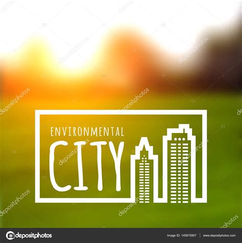 Ecologically Clean Green City Stock Vector By ©mpavlov 145815907