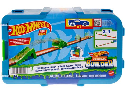 Hot Wheels Track Builder Pack Supersalto Tossico Mattel HKX47 Juguetilandia