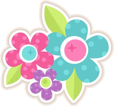 Pin On MISS KATE CUTTABLES Crafts Clip Art Flower Clipart