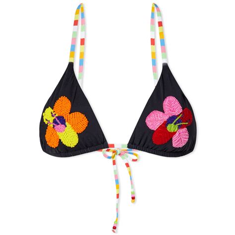 It S Now Cool Ibiza String Bead Bikini Top Ibiza END