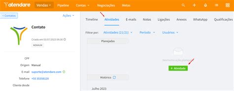 Como Criar Uma Atividade Atendare Help Center