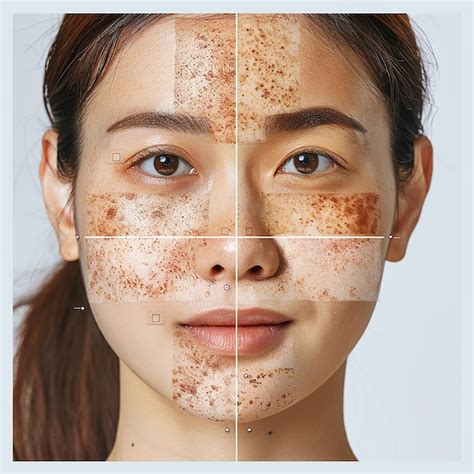 A Woman With Freckles On Her Face And The Words Freckles On The Face