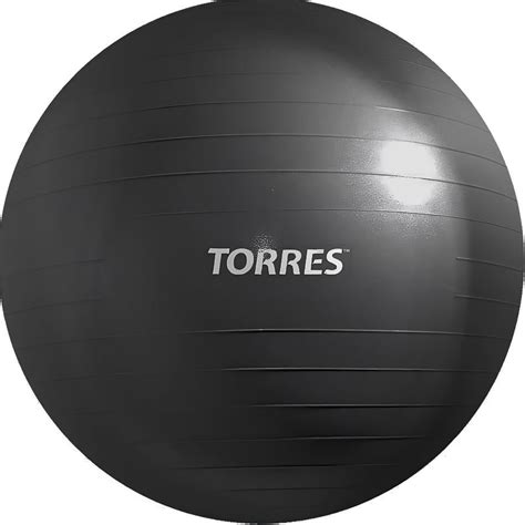 Характеристики Мяч гимнастический Torres AL121185BK ф.:круглый d=85см ...