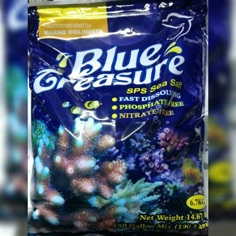 Sal Blue Treasure Kg Sps Sea Salt Mercado Livre