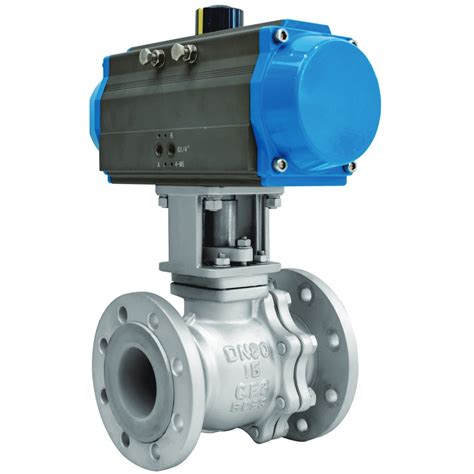 Pneumatic Casting Steel Corrosion Resistant Fluorine Lined Ball Valve