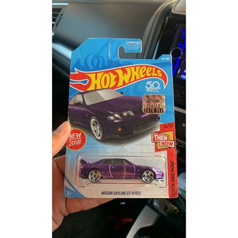 Jual Hot Wheels Nissan Skyline GT R R33 Ungu Factory Sealed RARE Shopee Indonesia
