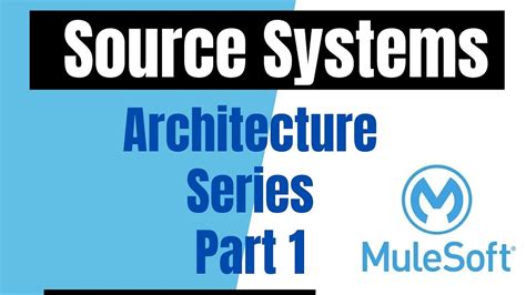 Input System Integration Design Patterns MuleSoft Architecture Series