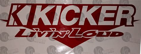 Kicker Car Audio Logo Vinyl Decal for Window/case and Many - Etsy