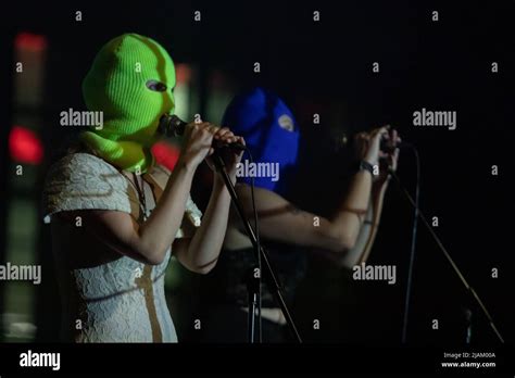 May Th Zagreb Croatia Pussy Riot A Russian Feminist Protest Band Performing As Part