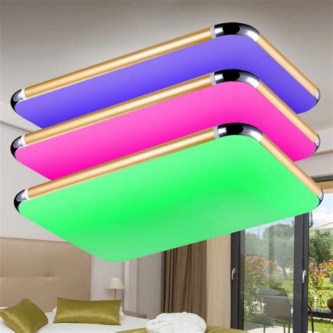 NEW Led Ceiling Lights Light Chandeliers Ceiling 2.4G RF Remote ...