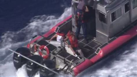 3 Men Rescued After Boat Capsizes Off Haulover Inlet Wsvn 7news Miami News Weather Sports