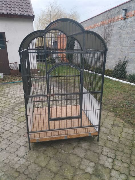 Klatka do papug metalowa duża woliera do ptaków Krotoszyn OLX pl