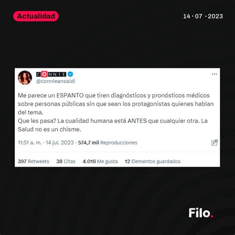 Filo News On Twitter Repudio Por La Informaci N Que Circul Sobre