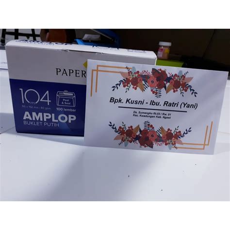 jual amplop custom kondanganweddingkhitan shopee indonesia