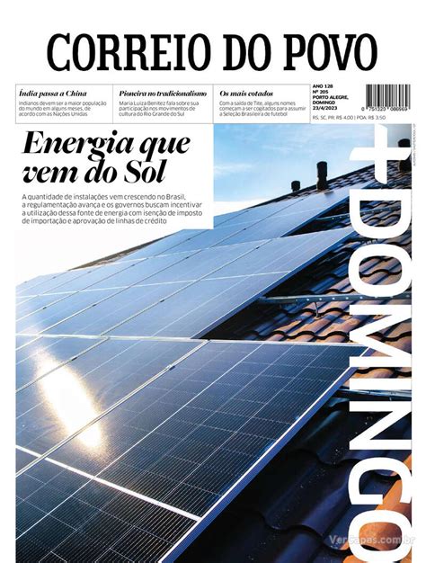 Capa Correio do Povo Quinta 9 de Março de 2023