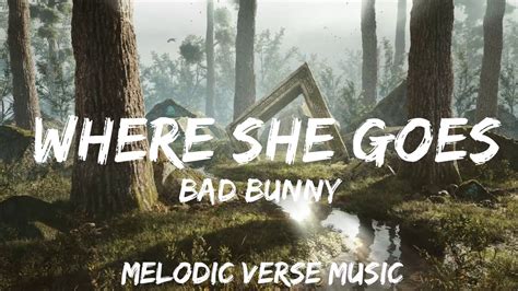 Bad Bunny Where She Goes Letra Lyrics 30mins Feeling Your