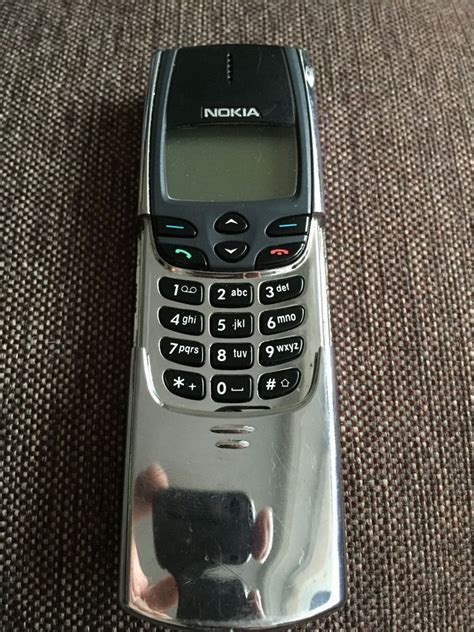 Nokia Silver Metallic Unlocked Gsm Phone Vintage