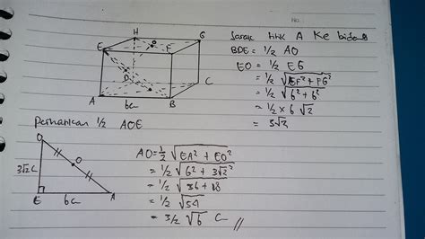 Contoh Soal Jarak Titik Ke Garis