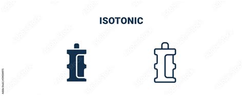 isotonic icon outline  filled isotonic icon  fitness  gym