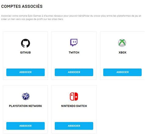 Epic Games créer mon compte se connecter à mon compte Epic games