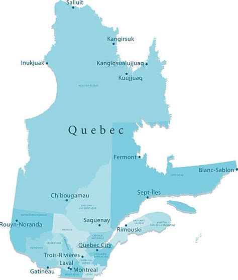 Simple Quebec Map