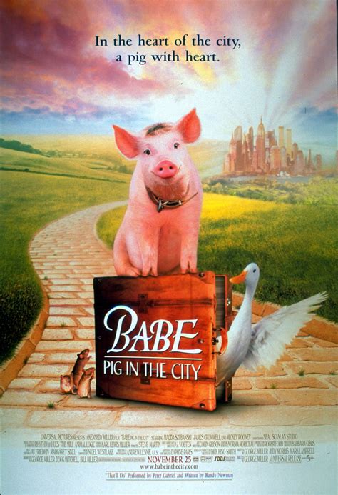 Babe Pig In The City Poster Design