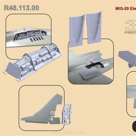 Mig 29 Electronics Covers Tail